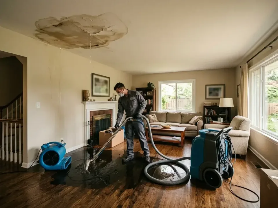 attic-pipe-burst-ceiling-drip-008 — frequently asked questions, Water Damage Restoration & Carpet Care in Mount Carmel, IL